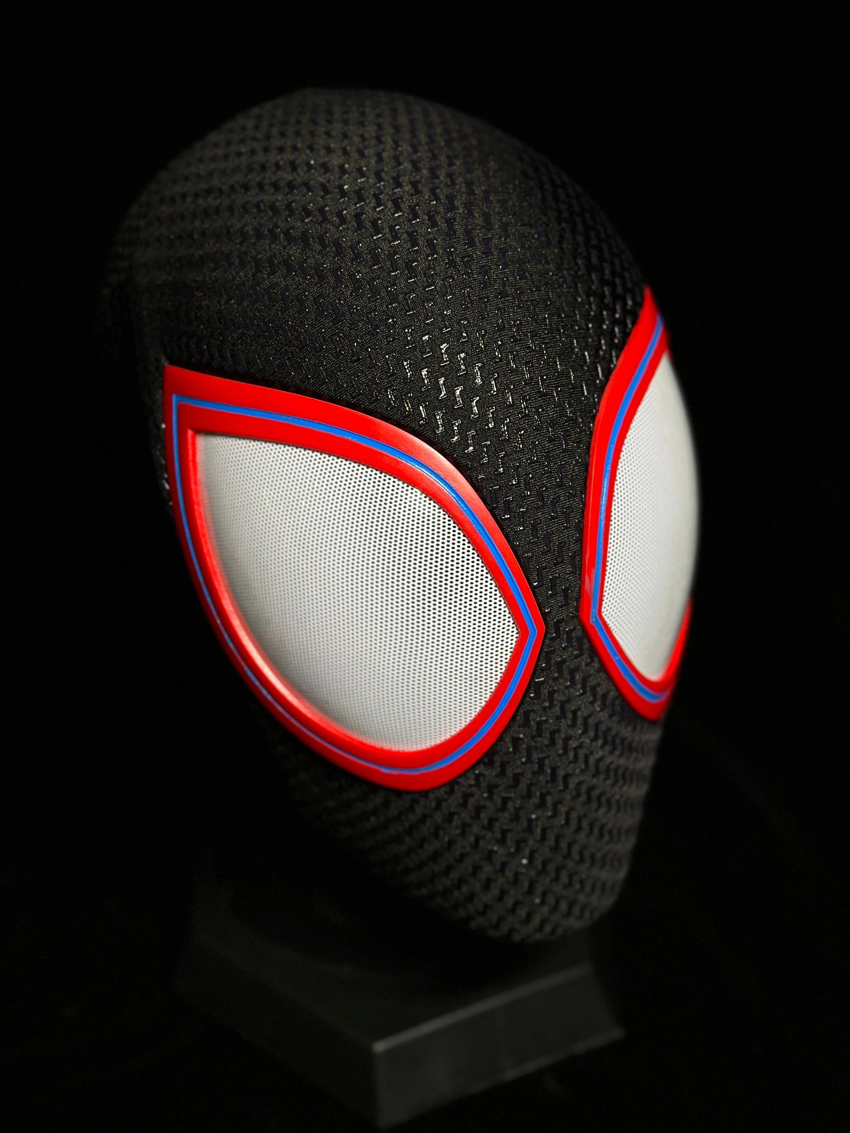 VIP PRO Black-Red Mask With Face Shell (Big Lenses)